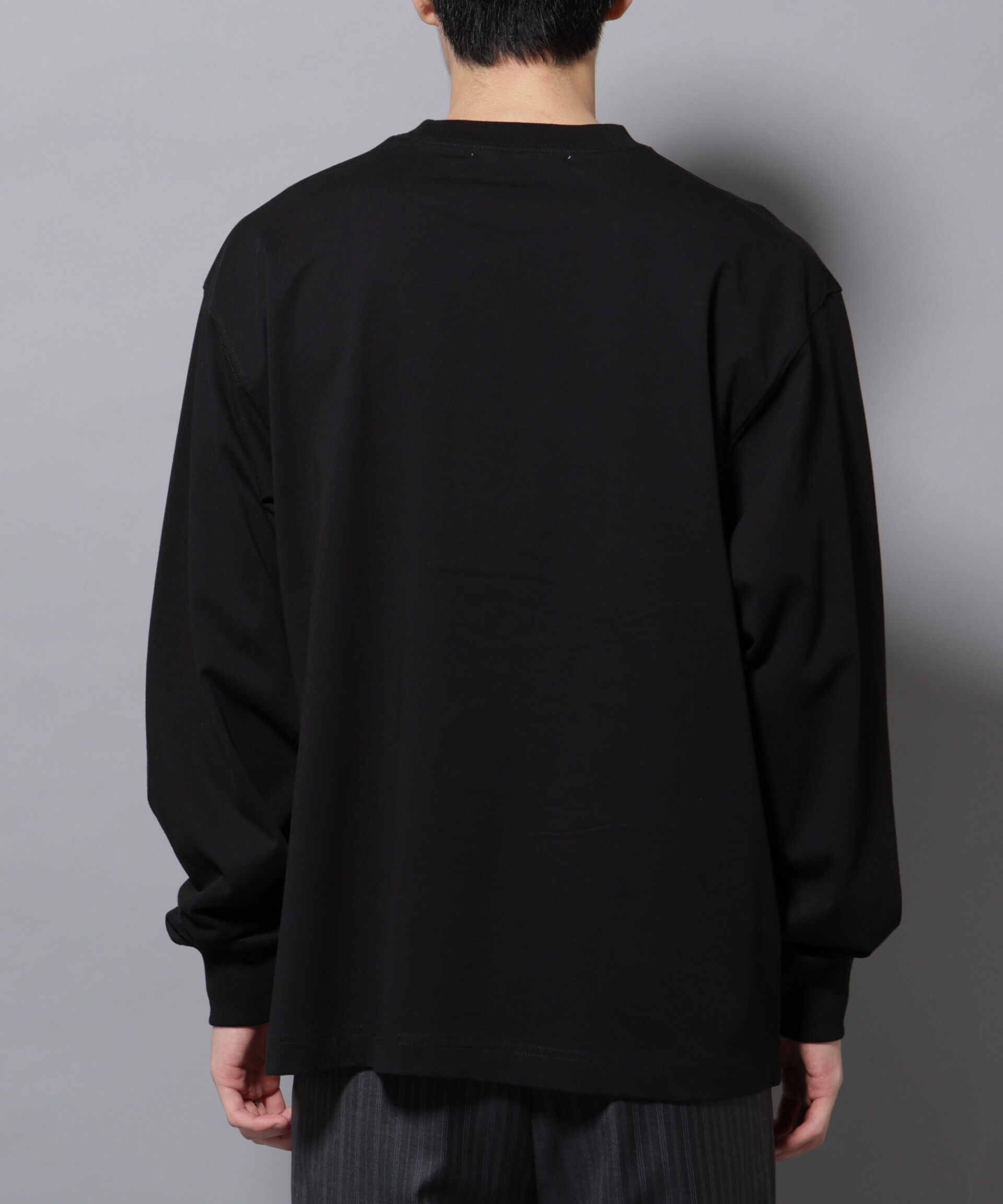 nano･universe「ビックシルエットワンポイントTシャツ 長袖」|Tシャツ・カットソー|