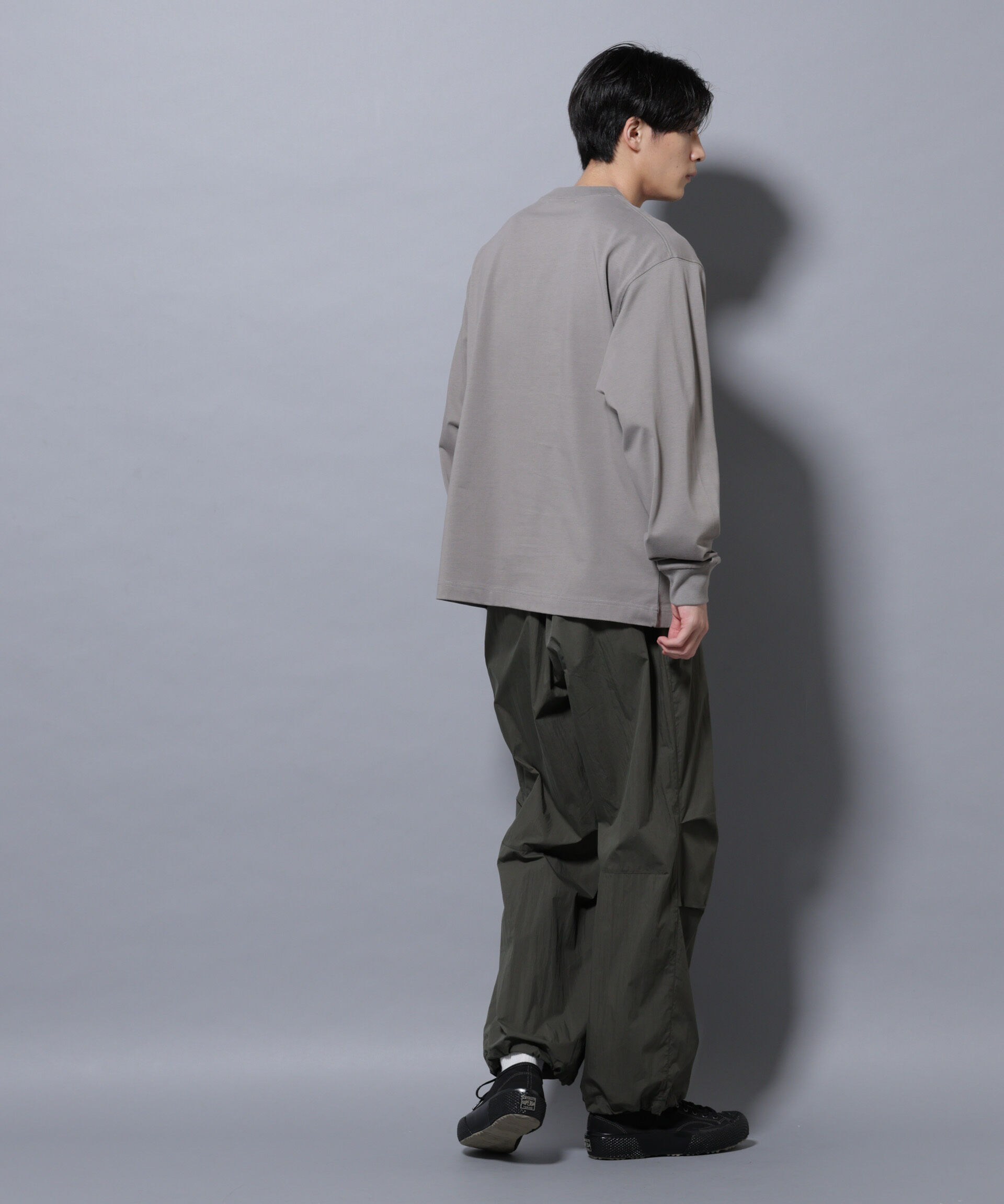 nano･universe「ビックシルエットワンポイントTシャツ 長袖」|Tシャツ・カットソー|