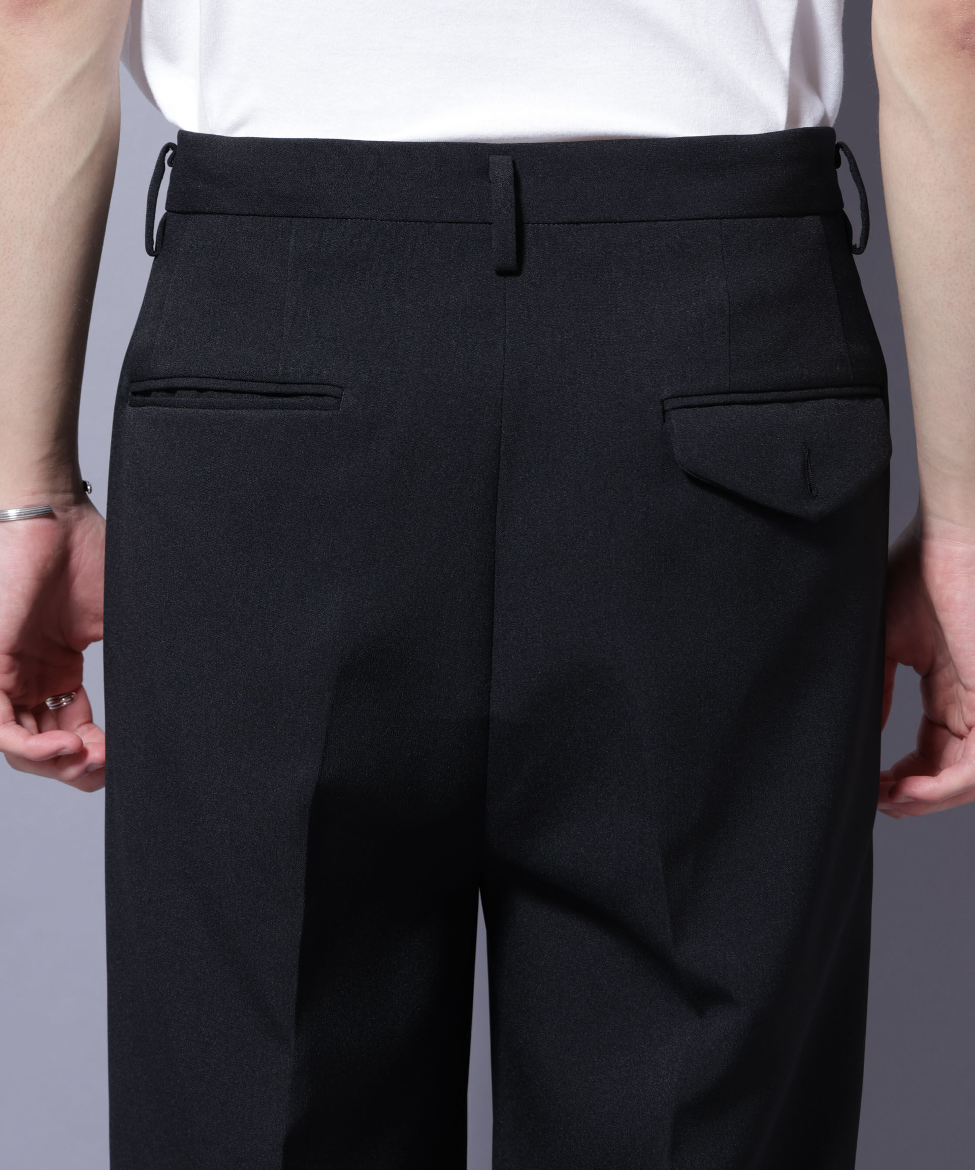 nano･universe「Reflax(R) ダブルクロスウェザーストレートパンツ(セットアップ可)」|チノ|