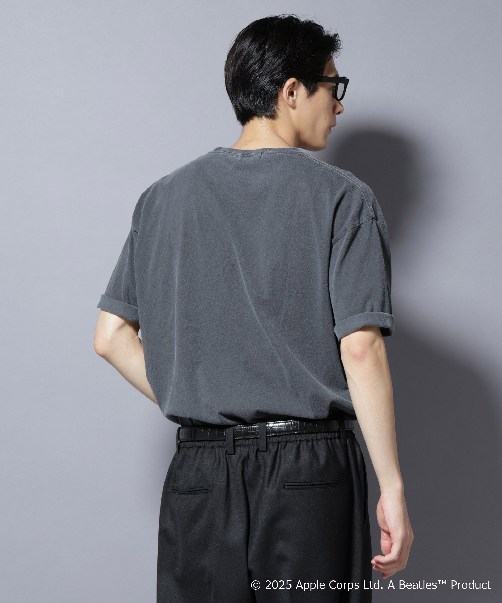 nano･universe「別注GOOD ROCK SPEED BEATLES フロッキープリントTシャツ」|Tシャツ・カットソー|