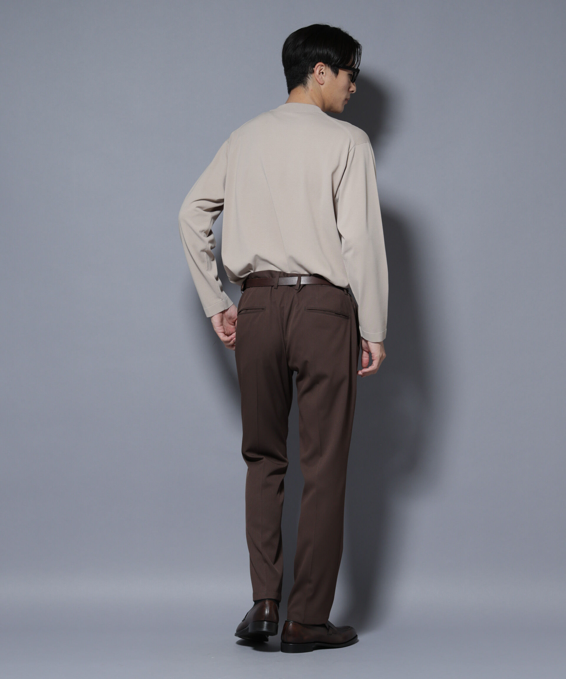 nano･universe「「ELITE 7 FUNCTION」クルーネックニット」|ニット・セーター|