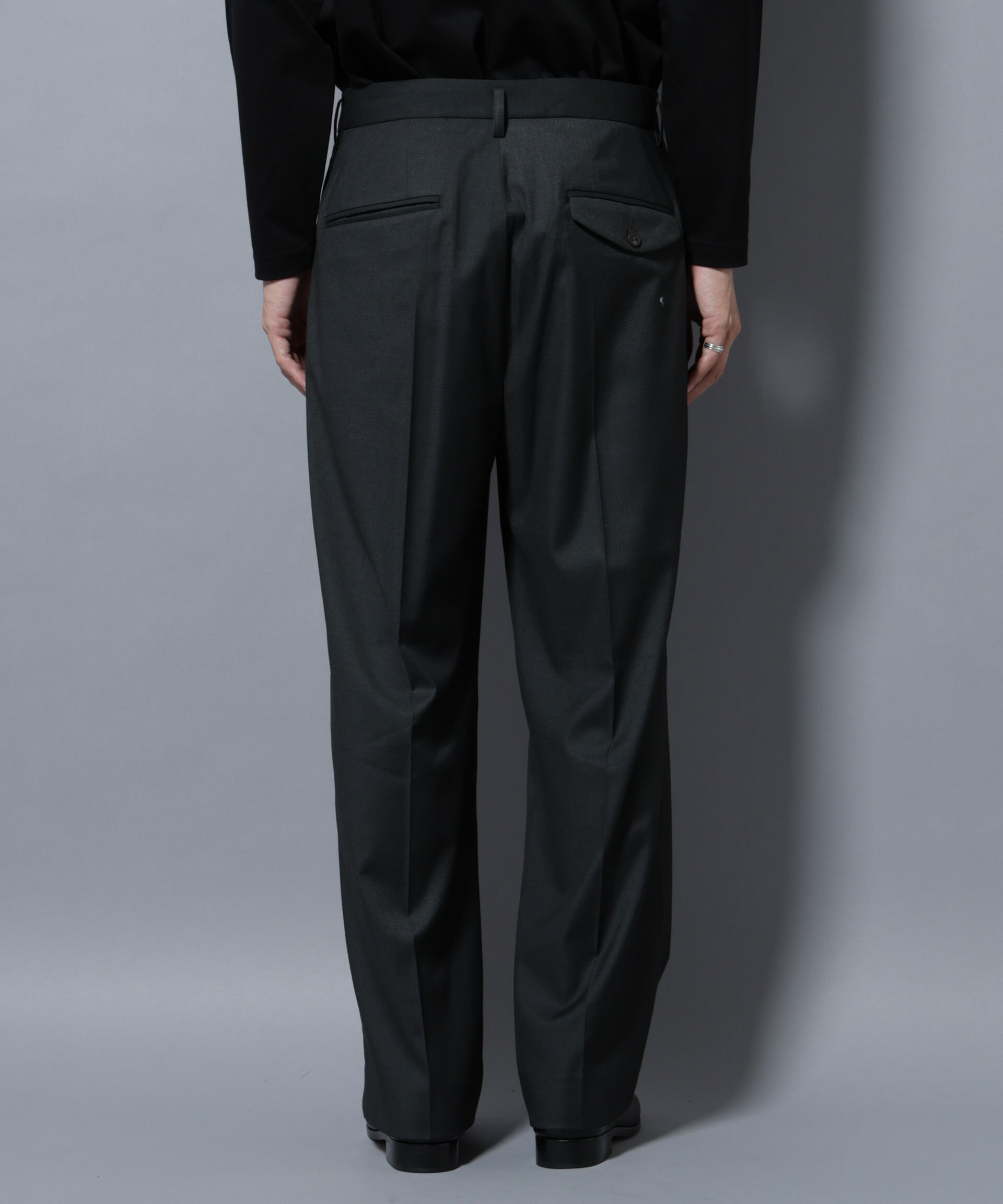 nano･universe「DELEGANTEエアリーサキソニー/CHK/ST ストレートFITパンツ(セットアップ可)」|チノ|