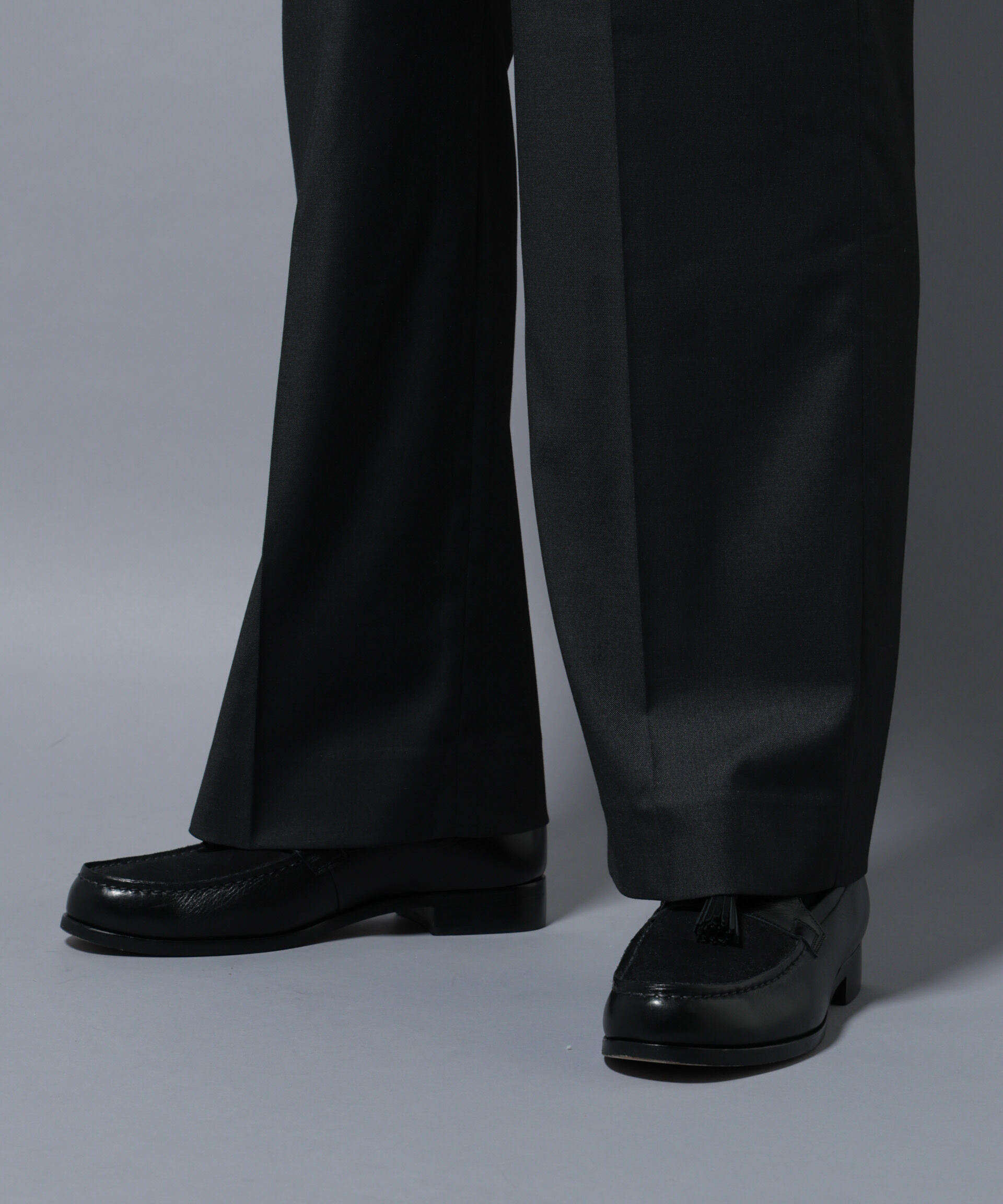 nano･universe「DELEGANTEエアリーサキソニー/CHK/ST ストレートFITパンツ(セットアップ可)」|チノ|