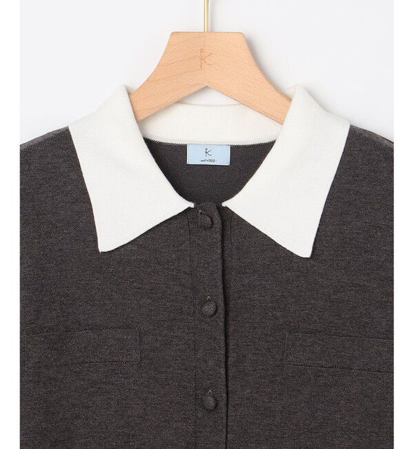 組曲「ニット襟トロンプルイユ ワンピース」|ワンピース|