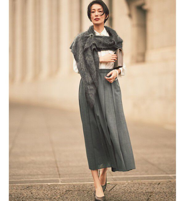 自由区「【セットアップ対応・洗える】ハイツイストビエラプリーツ スカート」|スカート|