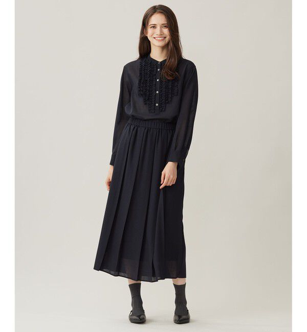 自由区「【セットアップ対応・洗える】ハイツイストビエラプリーツ スカート」|スカート|