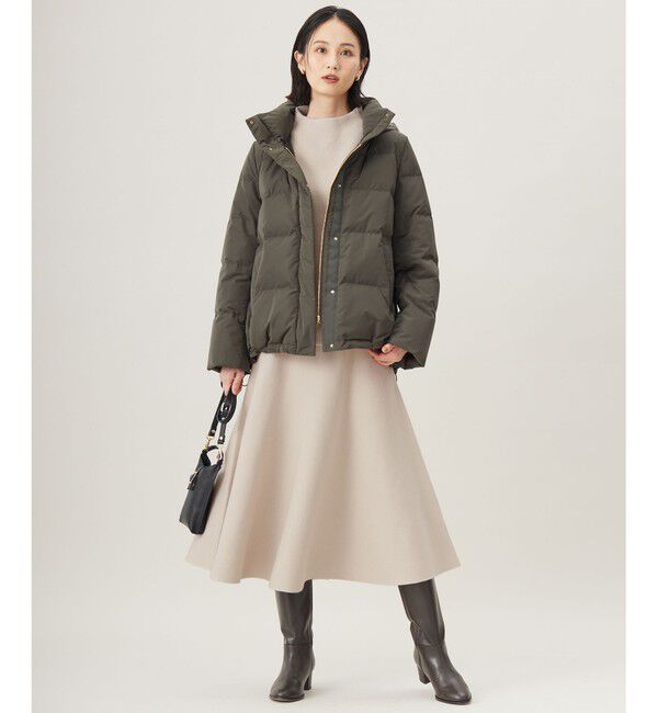 自由区「【洗える】マイクロタッサーダウン コート」|ダウン|