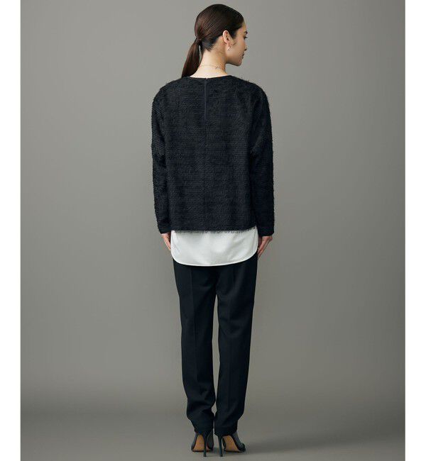 自由区「【カタログ掲載】ループカットジャカードプルオーバー ブラウス」|シャツ・ブラウス|