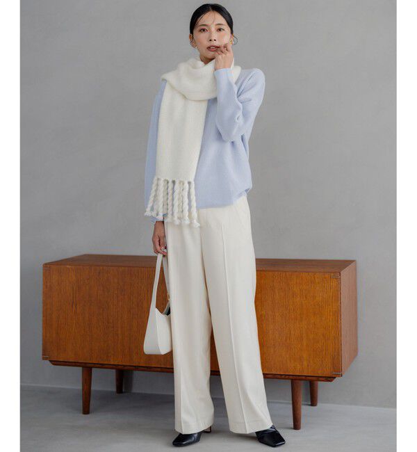 23区「【洗える】ウールカシミヤ Vネック ニット」|ニット・セーター|