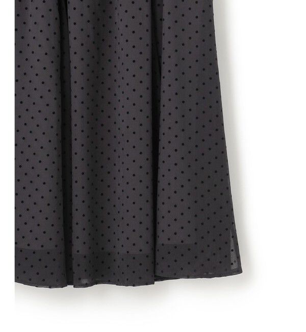 23区「【一部店舗限定/洗える】クレープドットフロッキー スカート」|スカート|