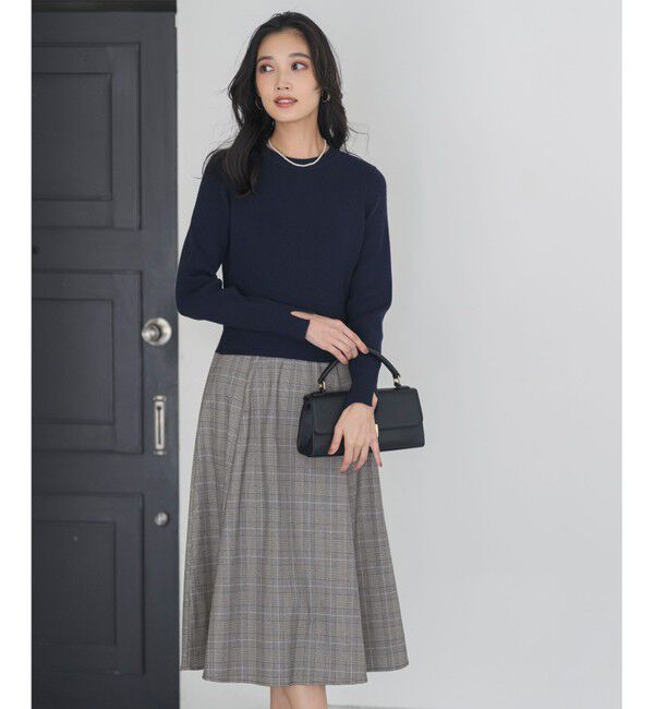 ANY SIS「ドッキングニット ワンピース」|ワンピース|ネイビー