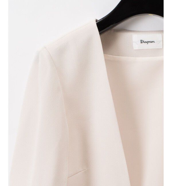 Diagram「イレギュラーボレロ」|ノーカラージャケット|