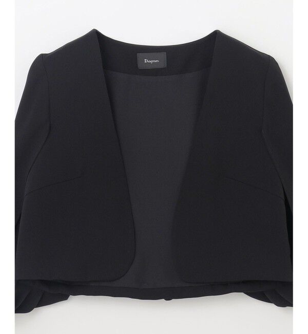 Diagram「イレギュラーボレロ」|ノーカラージャケット|