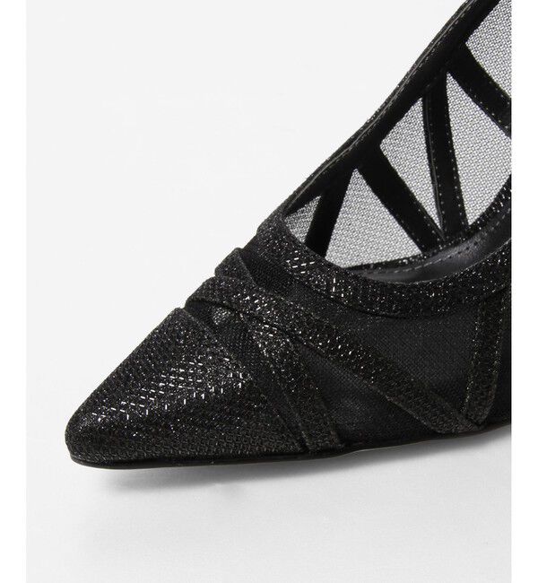 GRACE CONTINENTAL「ラインパターンパンプス」|パンプス|