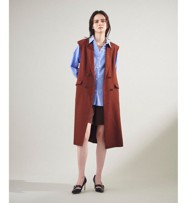 Grace Class「テーラードロングジレコート」|ベスト・ジレ|