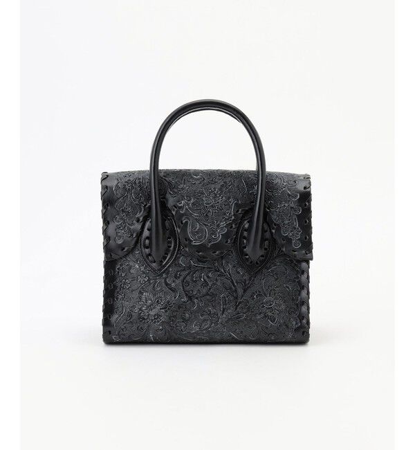 Carving Tribes「LittleFlowerHB」|ハンドバッグ|ブラック