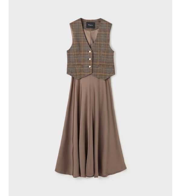 Diagram「サテンコンビジレワンピース」|ワンピース|