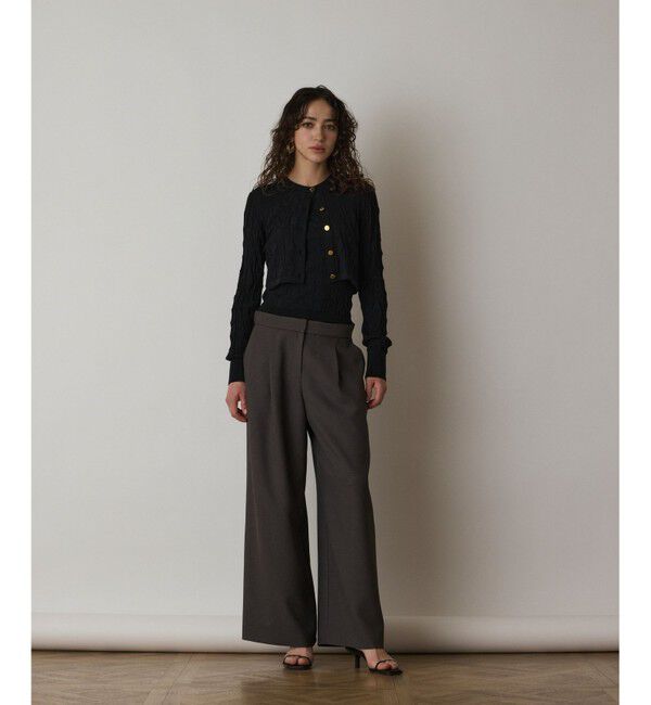  「モノグラムニットカーディガン」|カーディガン|