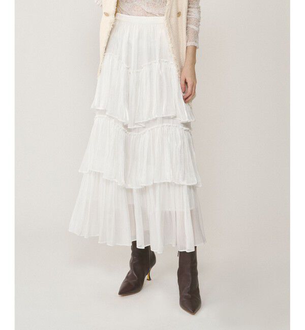  「イレギュラーティアードスカート」|スカート|