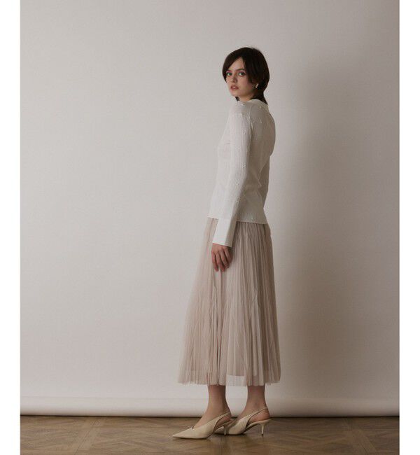 Diagram「ビジューリブニットトップ」|ニット・セーター|