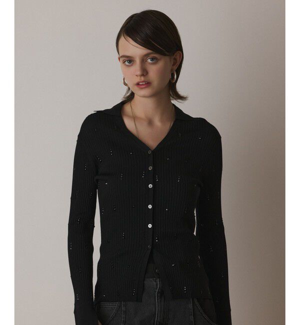 Diagram「ビジューリブニットトップ」|ニット・セーター|