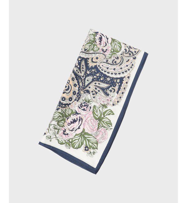 GRACE CONTINENTAL「フラワーペイズリースカーフ」|バンダナ・スカーフ|