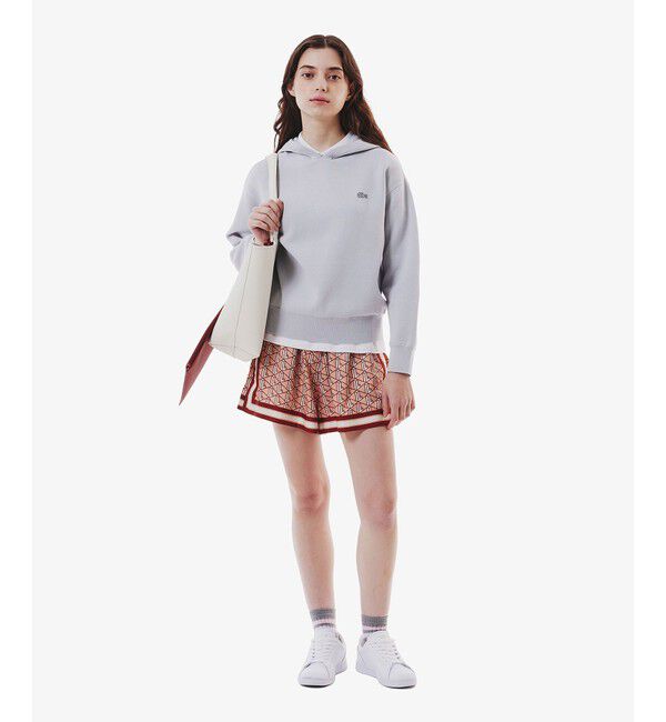 LACOSTE「ニットフーディー / プルオーバーニットパーカー」|ニット・セーター|