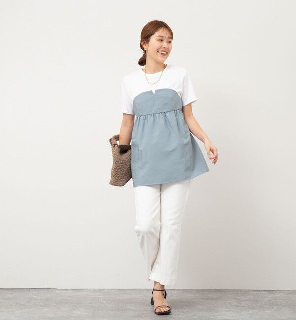 NOLLEY'S「【追加】◇【WEB先行発売】ビスチェ風コンビTシャツ」|Tシャツ・カットソー|