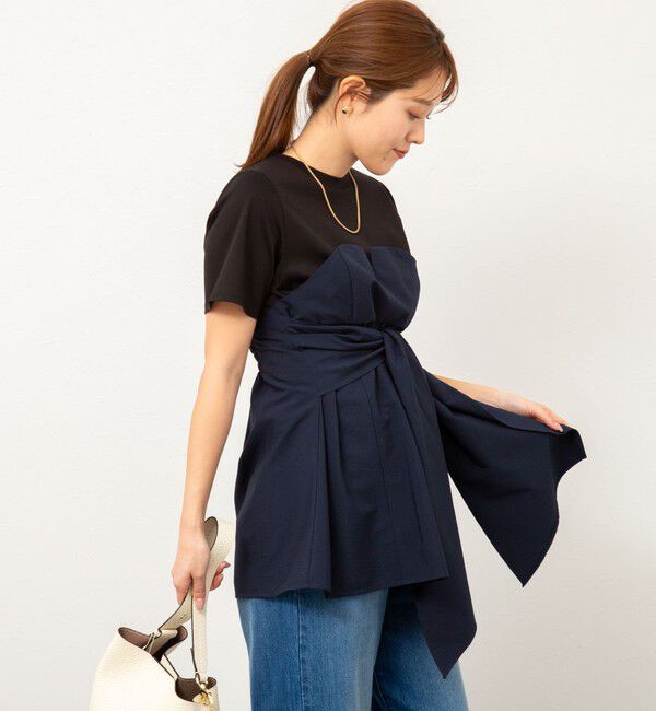 NOLLEY'S「【追加】◇【WEB先行発売】ビスチェ風コンビTシャツ」|Tシャツ・カットソー|