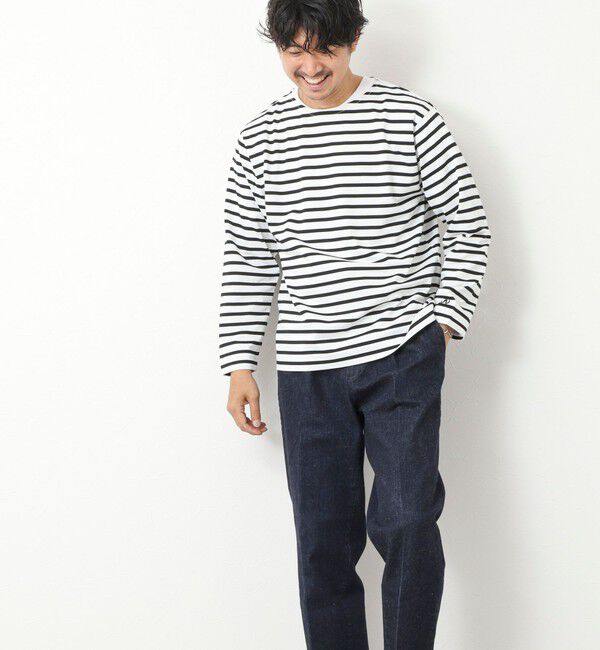 NOLLEY'S goodman「MVSシルケットボーダーBN」|Tシャツ・カットソー|