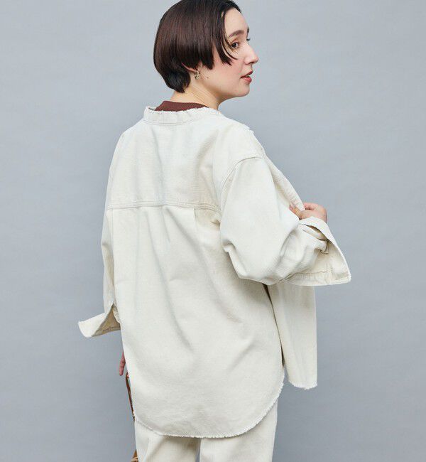 Rie Miller「【RM denim】硫化染コーデュロイシャツジャケット」|シャツ・ブラウス|
