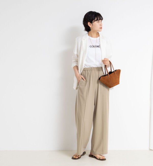 NOLLEY'S sophi「ウォッシャブルサイドライントリコットパンツ」|その他|