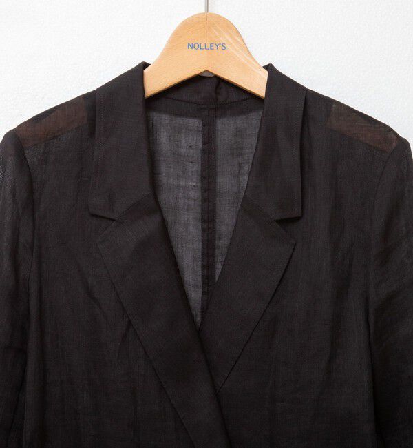 NOLLEY'S「ウォッシャブルシアーラミーダブルジャケット」|テーラードジャケット|