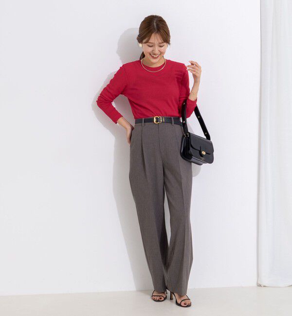 NOLLEY'S sophi「シアー配色トリミングロンT」|Tシャツ・カットソー|