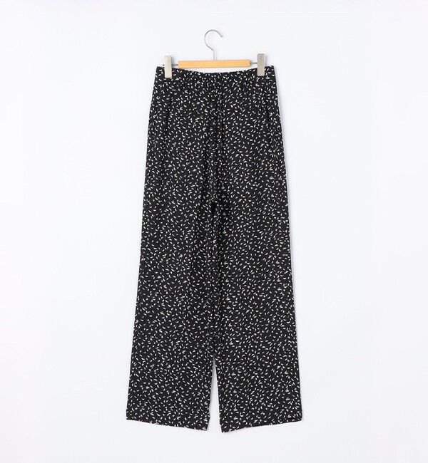 NOLLEY'S「ウォッシャブルバックサテンセミワイドパンツ」|その他|