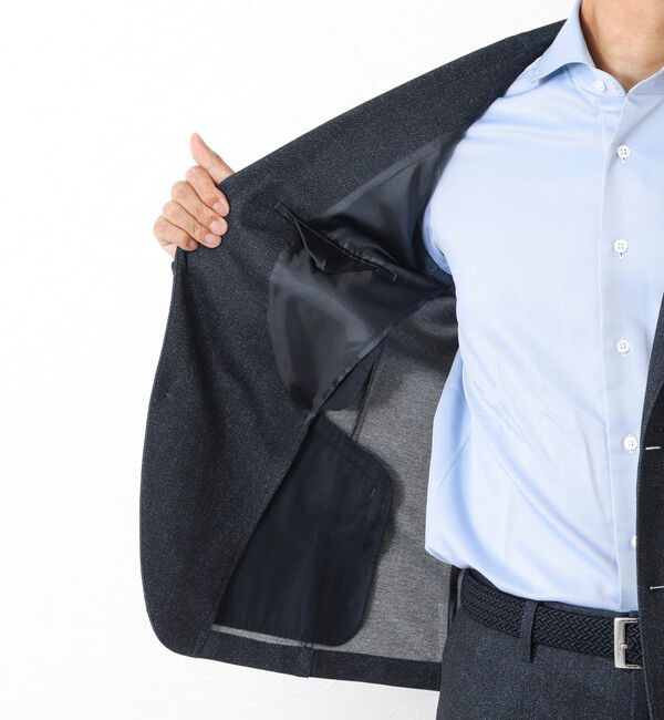 NOLLEY'S goodman「《ビジカジ/セットアップ対応》ポンチジャージJKT」|テーラードジャケット|