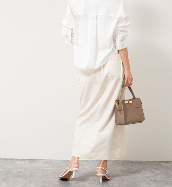 NOLLEY'S「ウォッシャブル撥水ツイルチノスカート」|スカート|