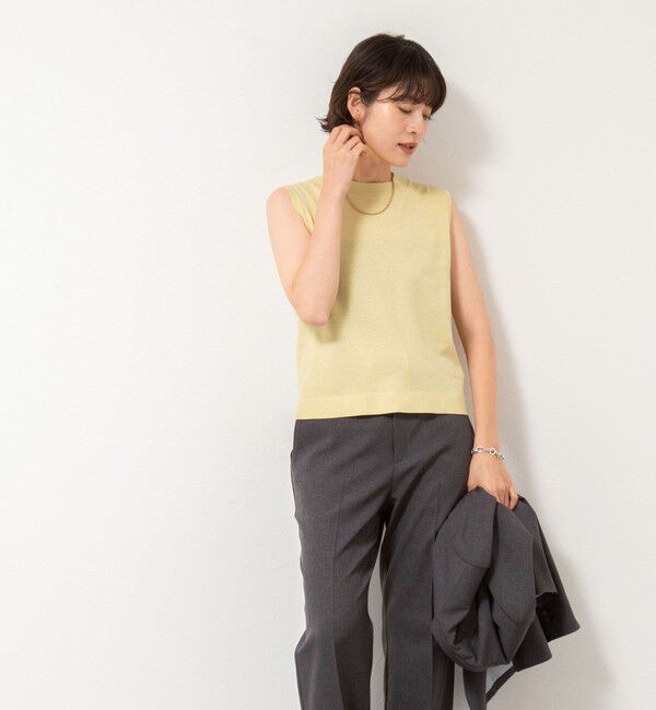 NOLLEY'S sophi「《アンサンブル対応》《手洗い可能》W混ラメハイネックプルオーバーニット」|ニット・セーター|