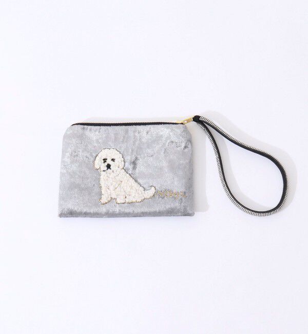 NOLLEY'S「【CITRUS/ シトラス】ワンコポーチ」|ポーチ|ライトグレー