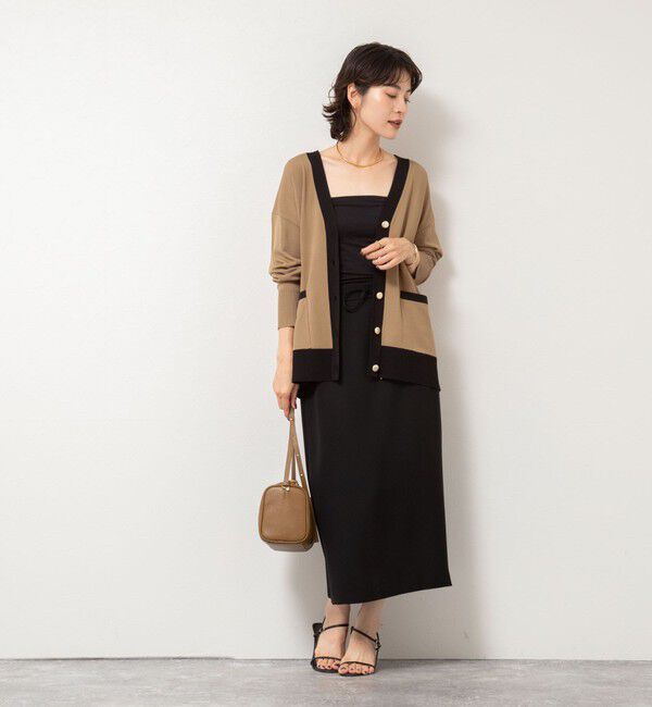 NOLLEY'S sophi「《セットアップ対応》ウォッシャブルダブルサテンイージースカート」|タイト|