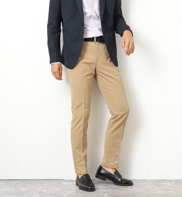 NOLLEY'S goodman「《ビジカジ対応》吸水速乾 ツイルストレッチスリムフィット 25AW」|チノ|