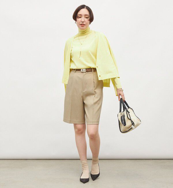 NOLLEY'S「《手洗い可能》《アンサンブル対応》18G天竺ハイネックプルオーバーニット」|ニット・セーター|