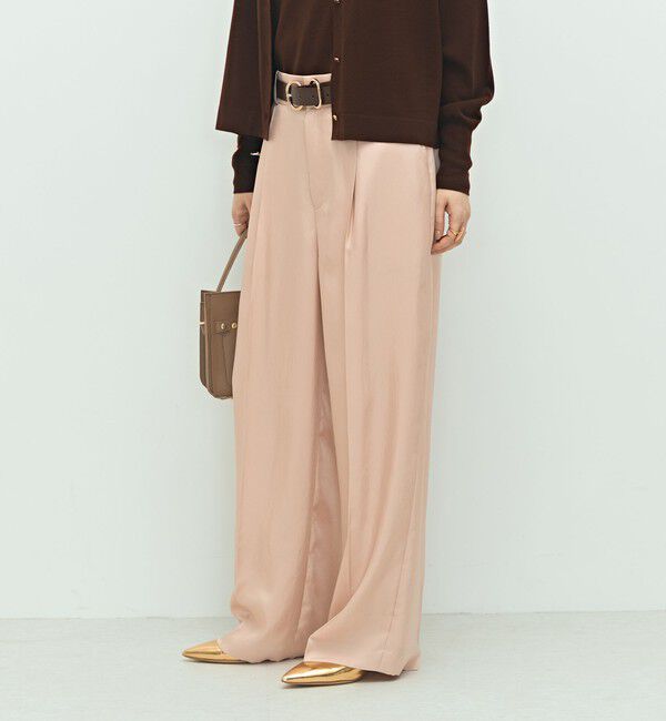 NOLLEY'S「ウォッシャブルサテンワイドパンツ」|その他|