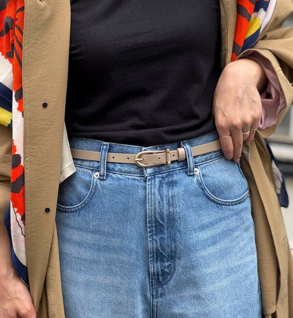 NOLLEY'S「【LEFIJE/レフィエ】ラウンドポイントバックルベルト」|ベルト|