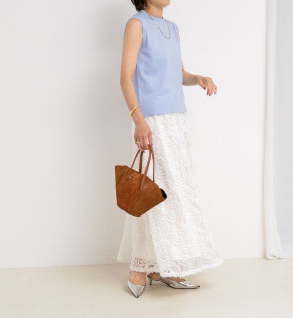 NOLLEY'S「シアーフラワーフレアスカート」|フレア|