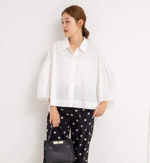 NOLLEY'S「《セットアップ対応》袖フレアボリュームシャツ」|シャツ・ブラウス|