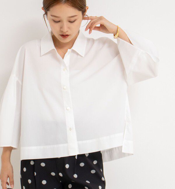 NOLLEY'S「《セットアップ対応》袖フレアボリュームシャツ」|シャツ・ブラウス|