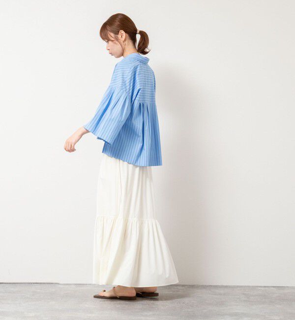 NOLLEY'S「《セットアップ対応》袖フレアボリュームシャツ」|シャツ・ブラウス|