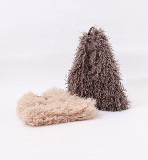 Rie Miller「【PR林☆別注】チベットラムフェイクファーバッグ」|ショルダー・メッセンジャー|