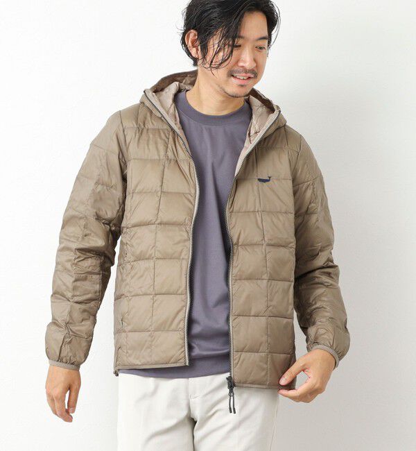 NOLLEY'S goodman「【TAION/タイオン】別注 クジラ刺繍HOOD W-ZIP DOWN JKT 25AW」|ダウン|